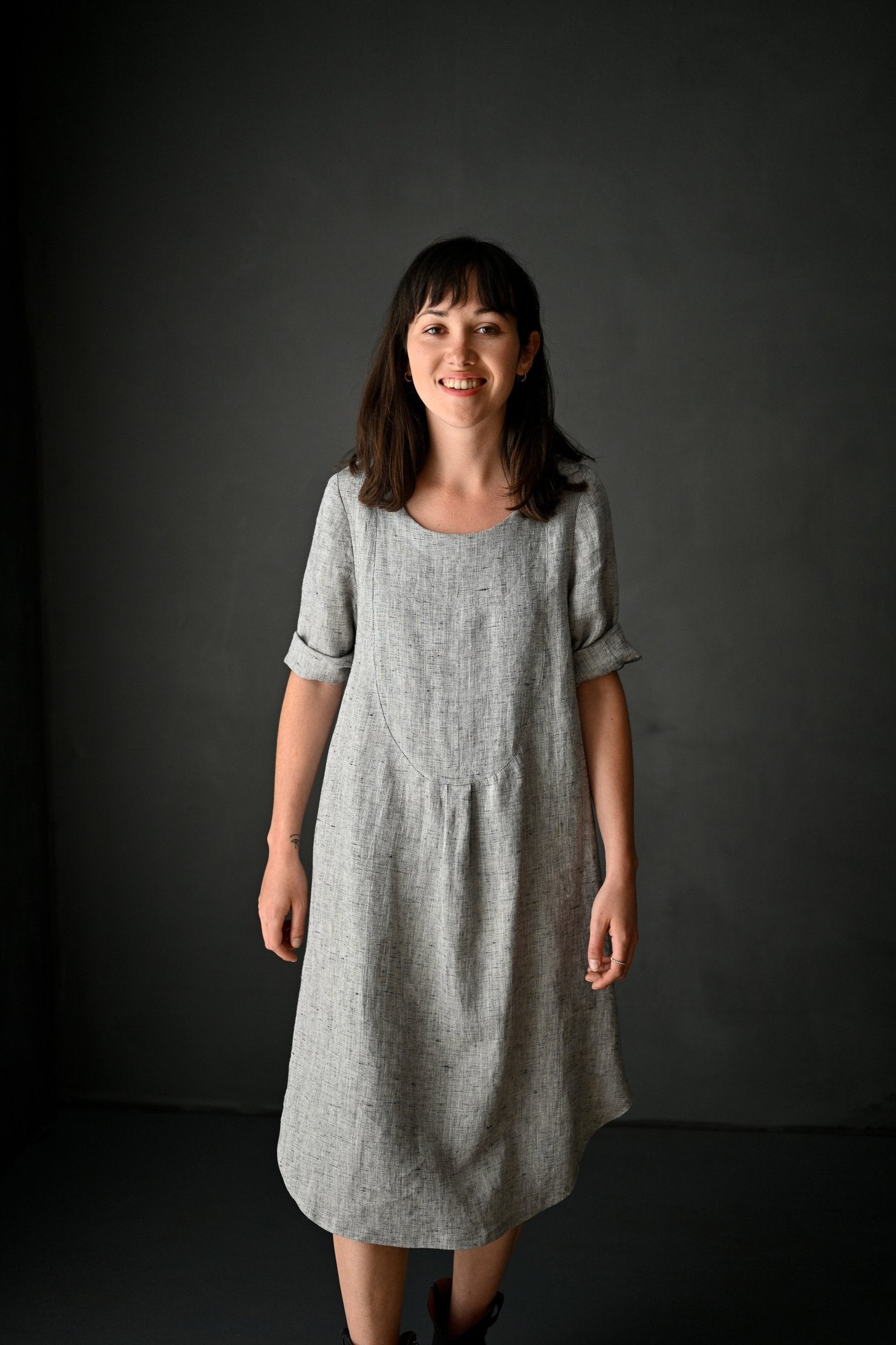 Merchant & Mills, The Dress Shirt Dress Sewing PDF Pattern, Two Size Ranges