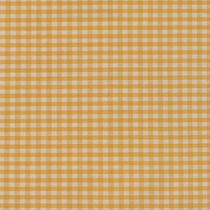 Crawford Shirting, Checks or Stripes, Mustard, 1/4 yard