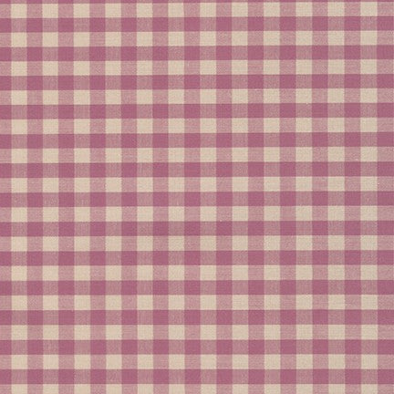 Crawford Shirting, Checks or Stripes (multiple sizes), Violet, 1/4 yard