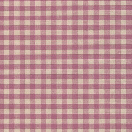 Crawford Shirting, Checks or Stripes (multiple sizes), Violet, 1/4 yard