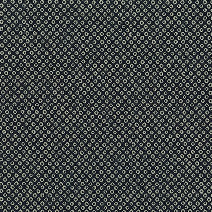 Sevenberry Nara Homespun Cotton Fabric, Shibori on Indigo, 1/4 yard