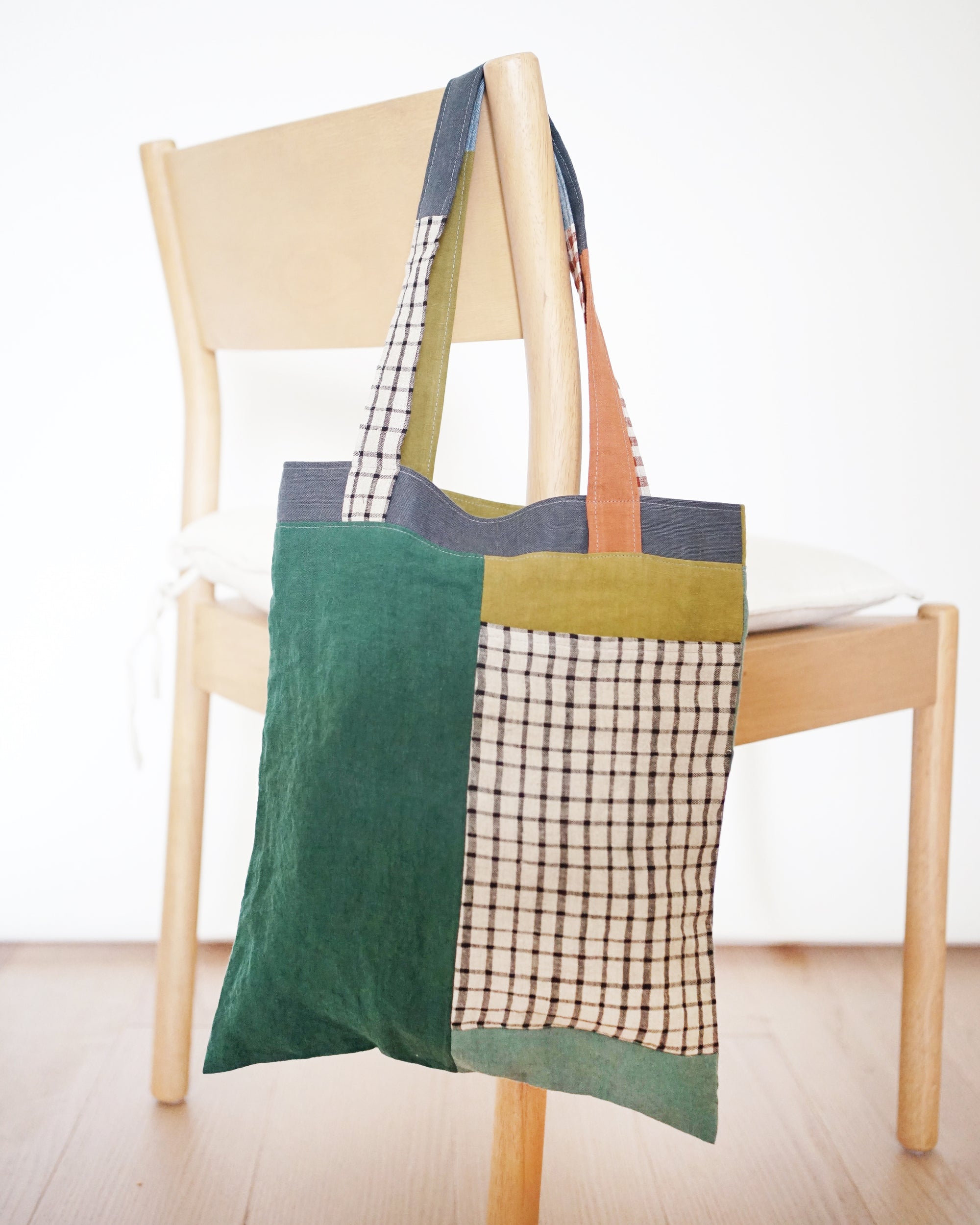 Matchy Matchy Sewing Club, Stash Pocket Tote Digital PDF Pattern
