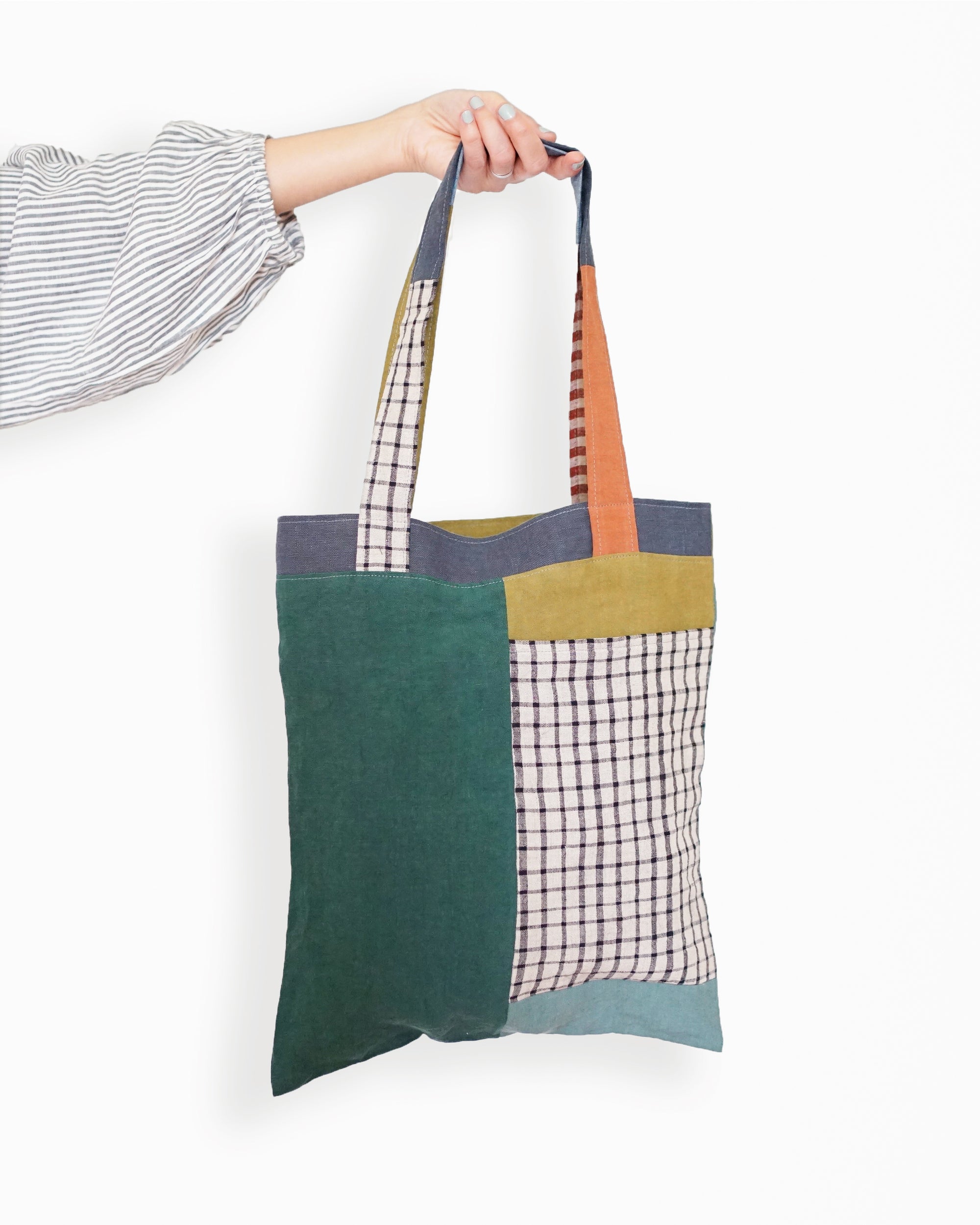 Matchy Matchy Sewing Club, Stash Pocket Tote Digital PDF Pattern