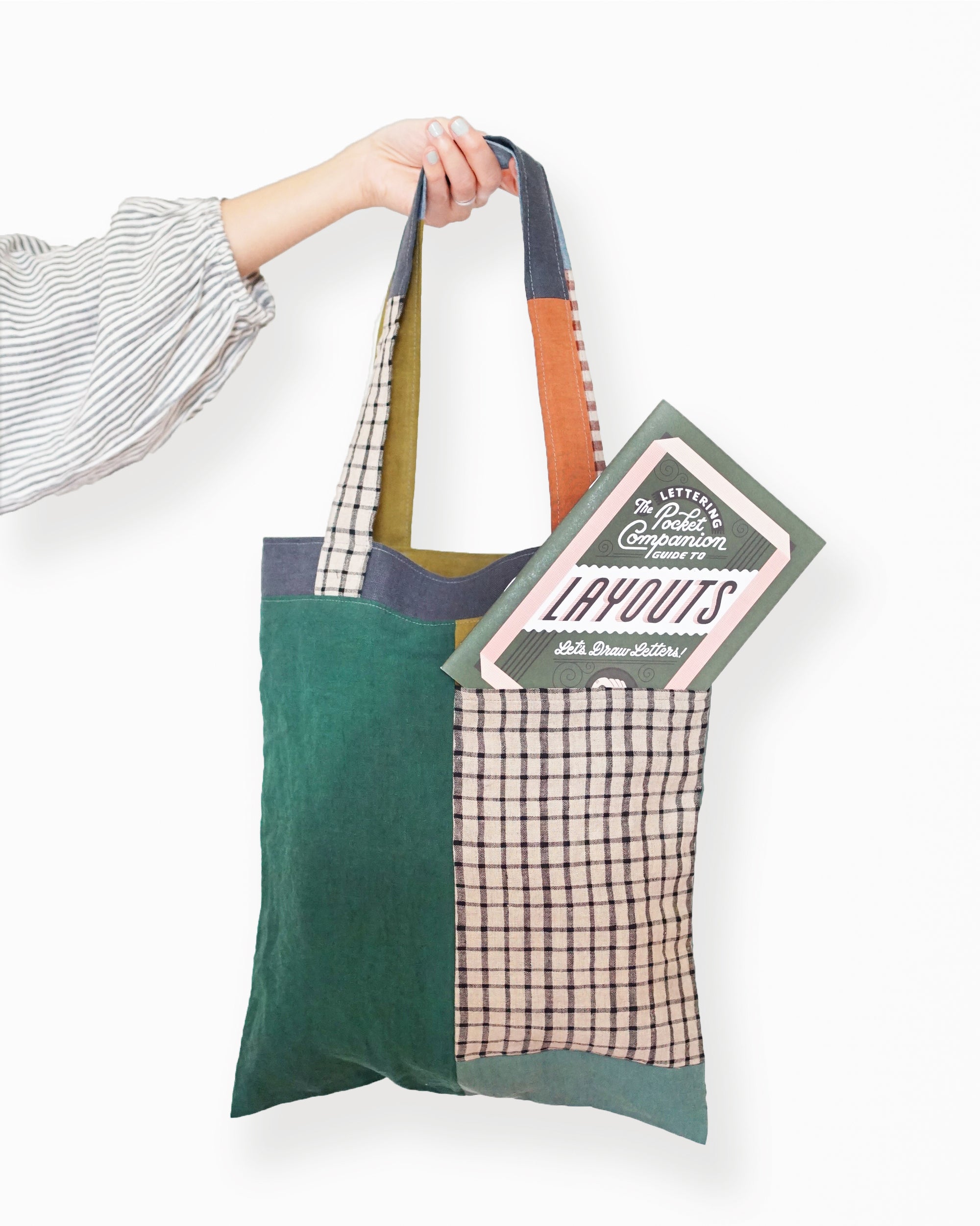 Matchy Matchy Sewing Club, Stash Pocket Tote Digital PDF Pattern