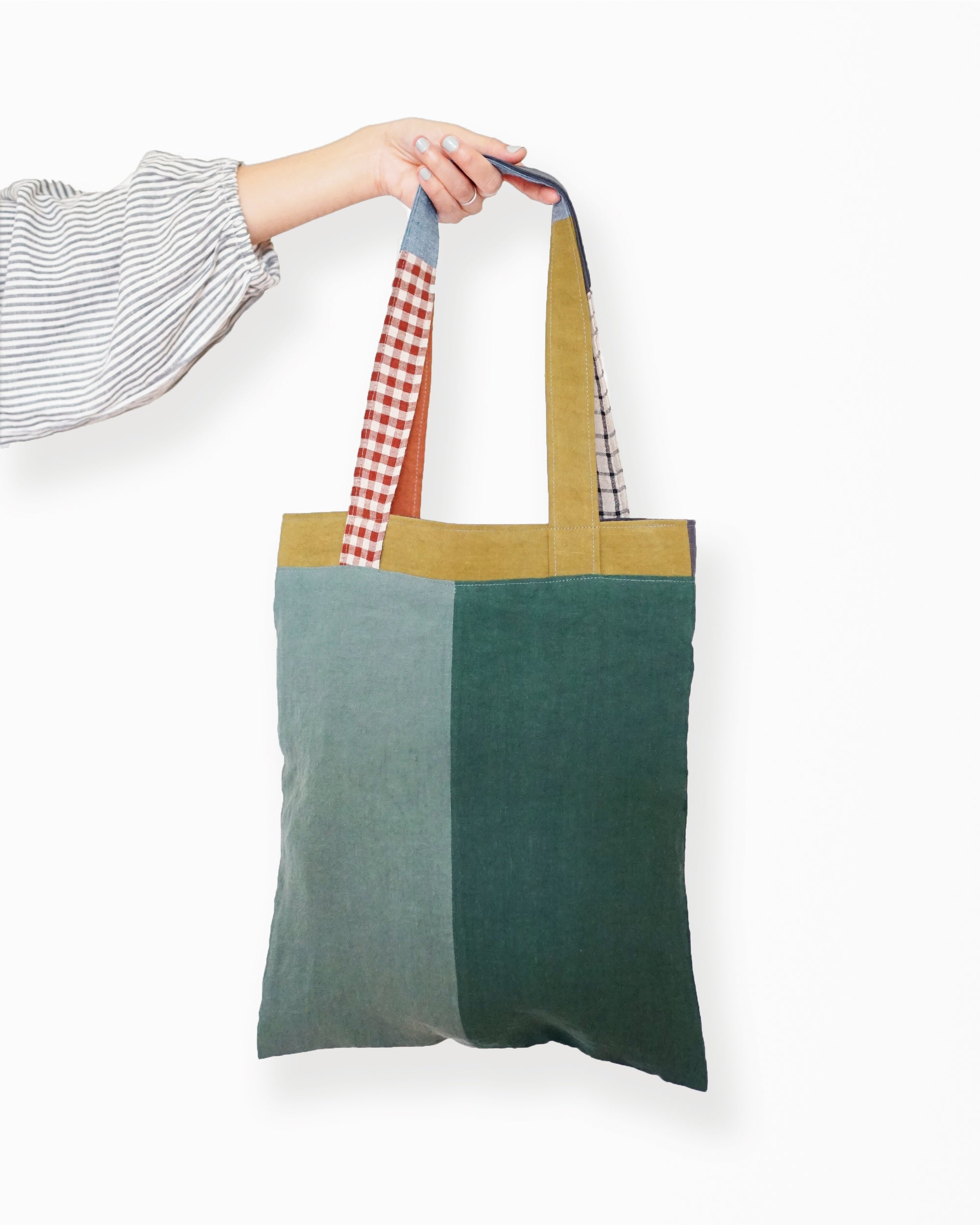 Matchy Matchy Sewing Club, Stash Pocket Tote Digital PDF Pattern
