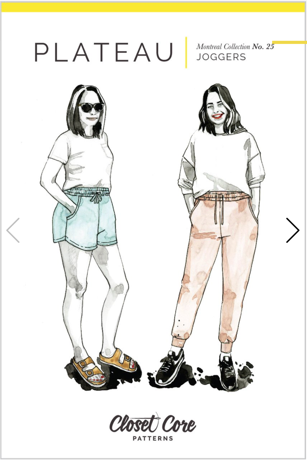 Closet Core Patterns, Plateau Joggers Pattern