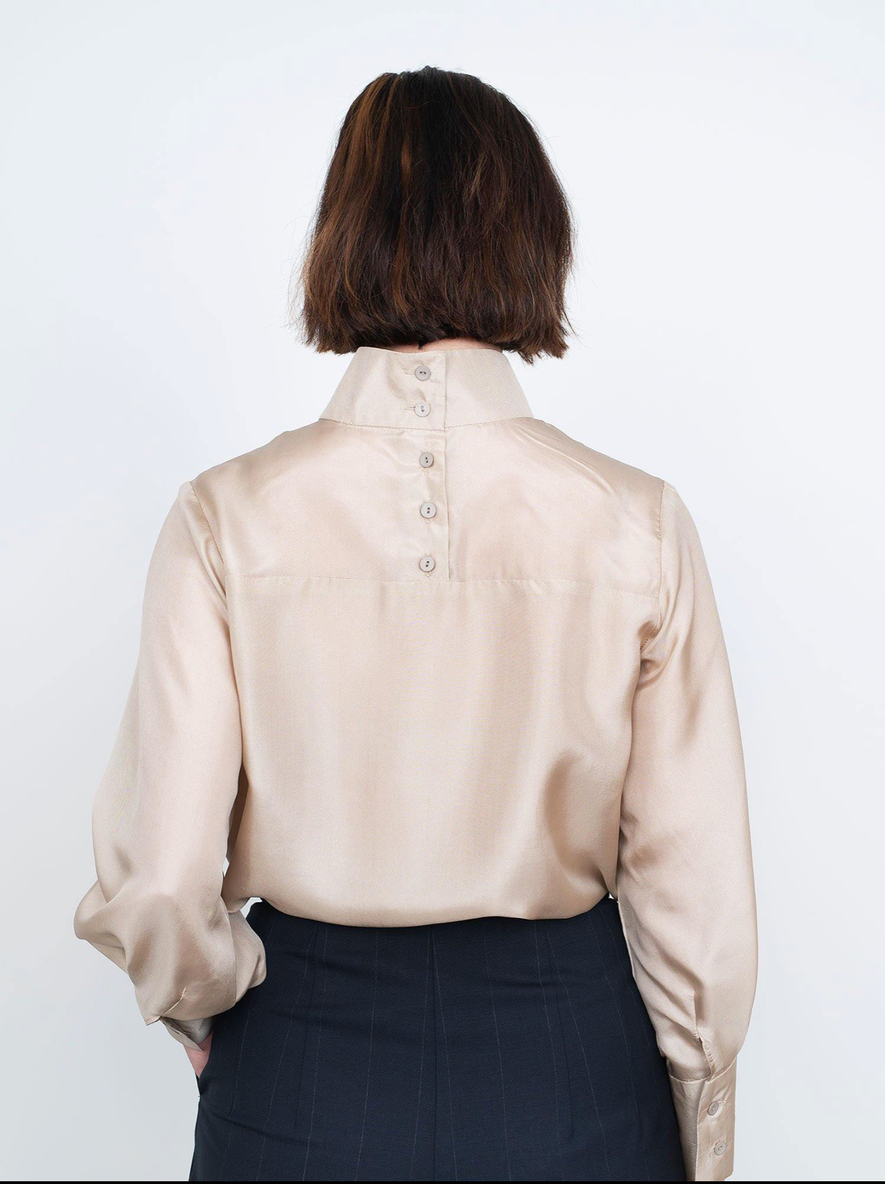 Assembly Line Tie Bow Blouse Pattern, Sweden