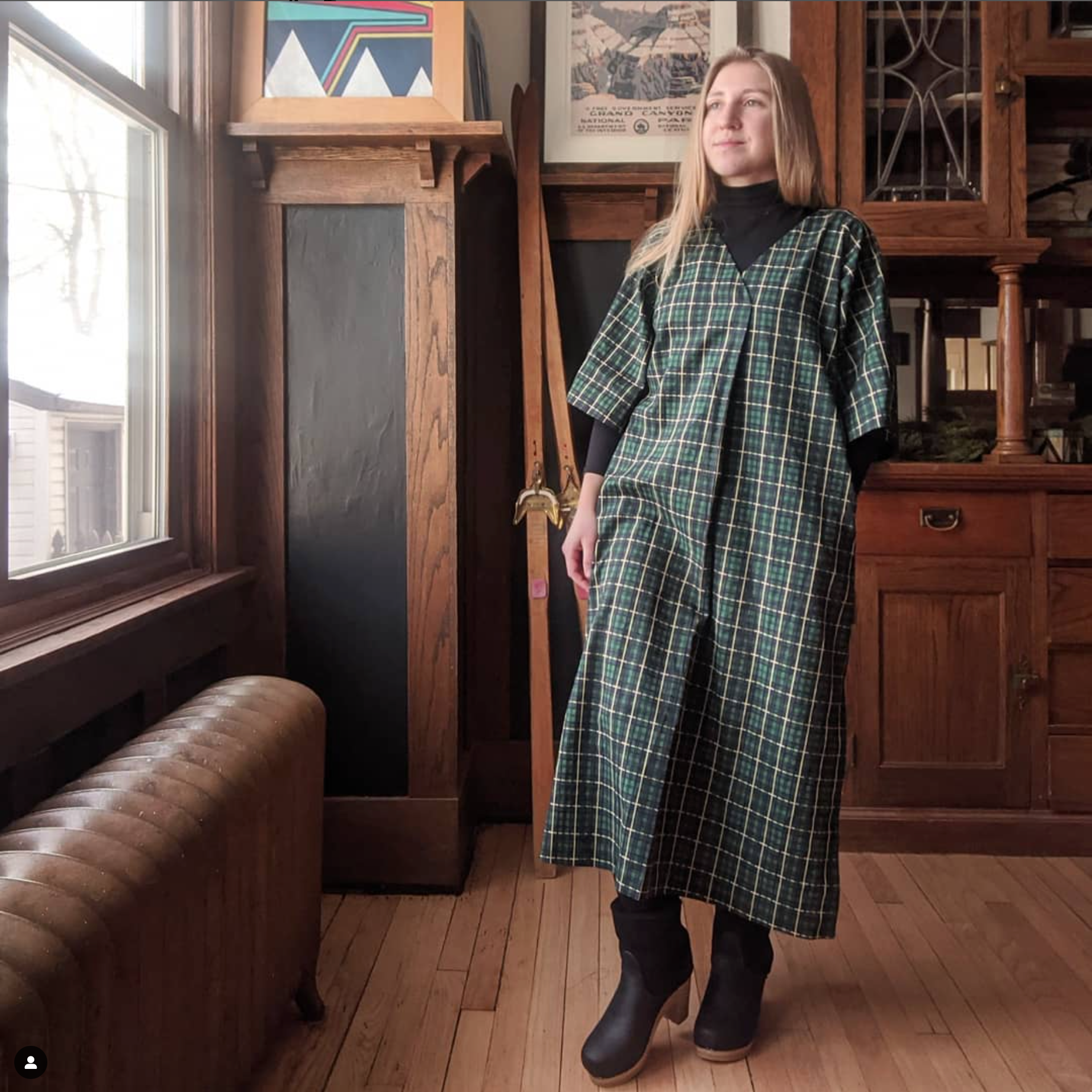 Assembly Line Kaftan Dress Pattern, Sweden