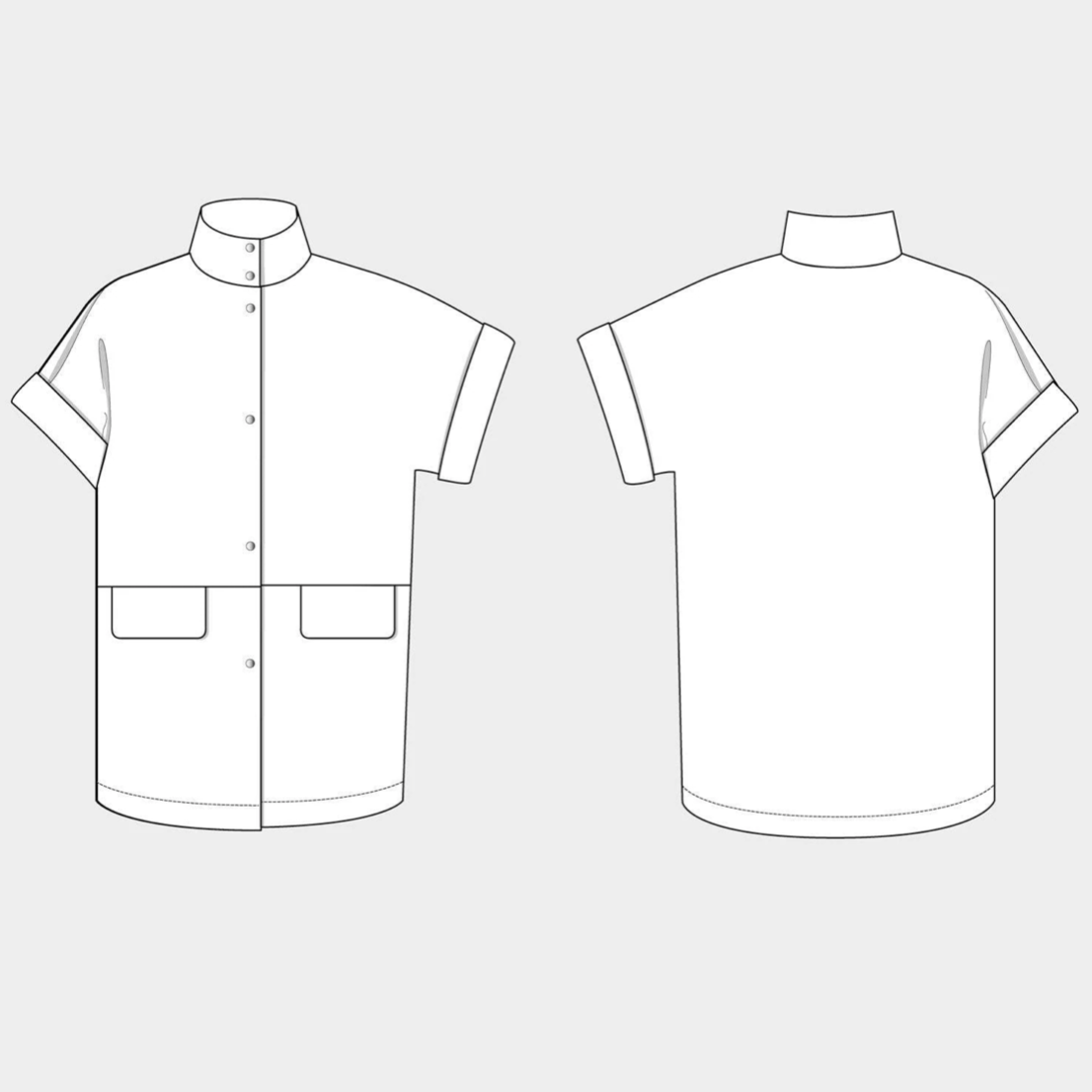 Assembly Line, Cap Sleeve Vest Sweden, two size ranges