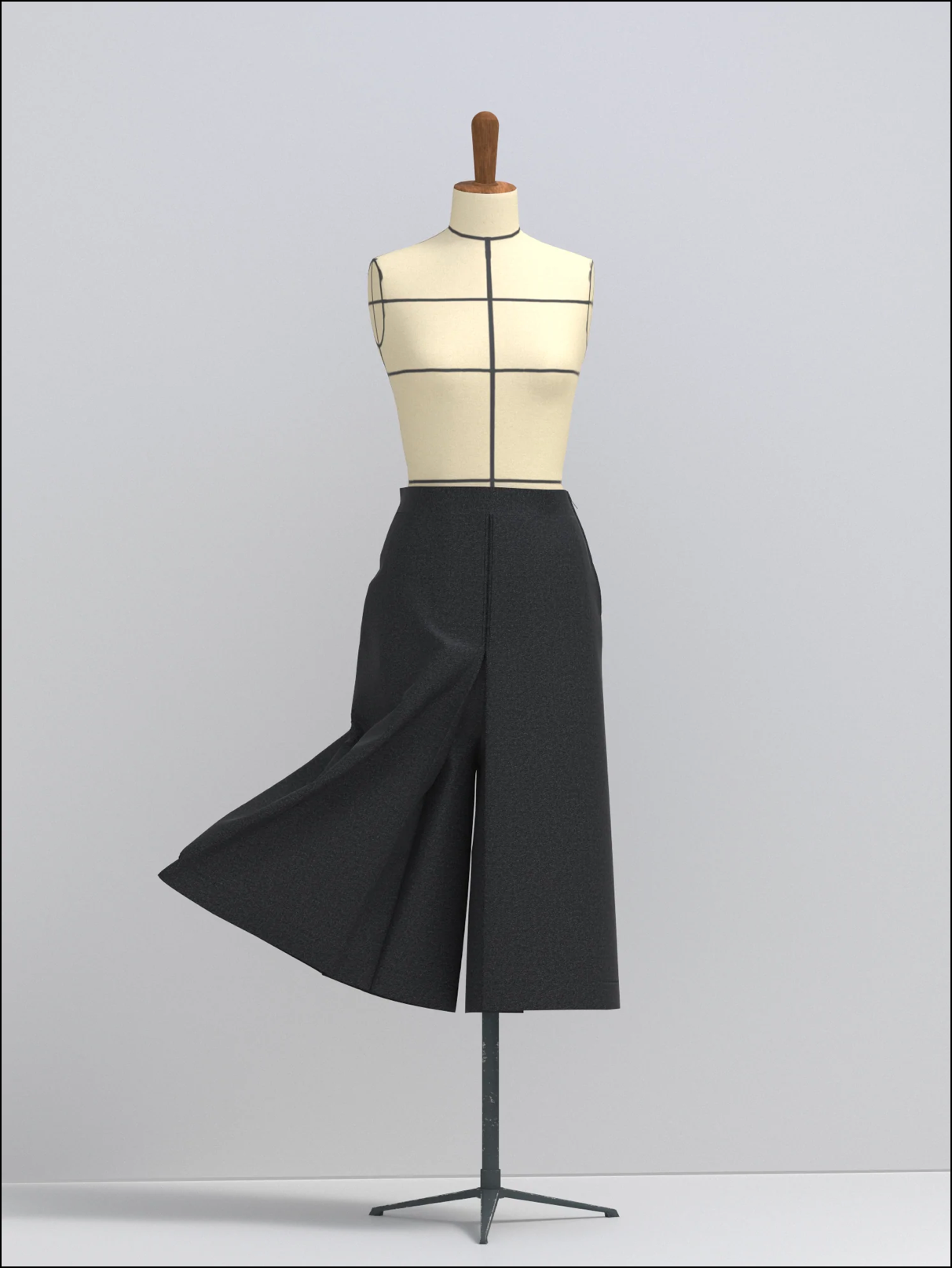 Assembly Line, Culottes Sewing Pattern, Sweden, two size ranges