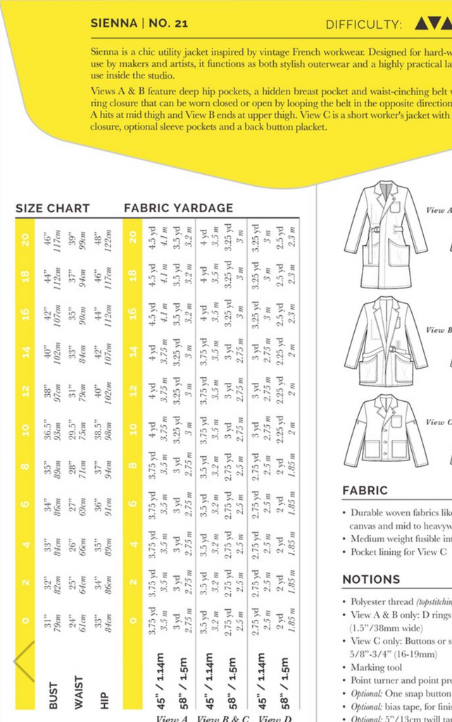 Closet Case Patterns, Sienna Maker Jacket - Lakes Makerie - Minneapolis, MN