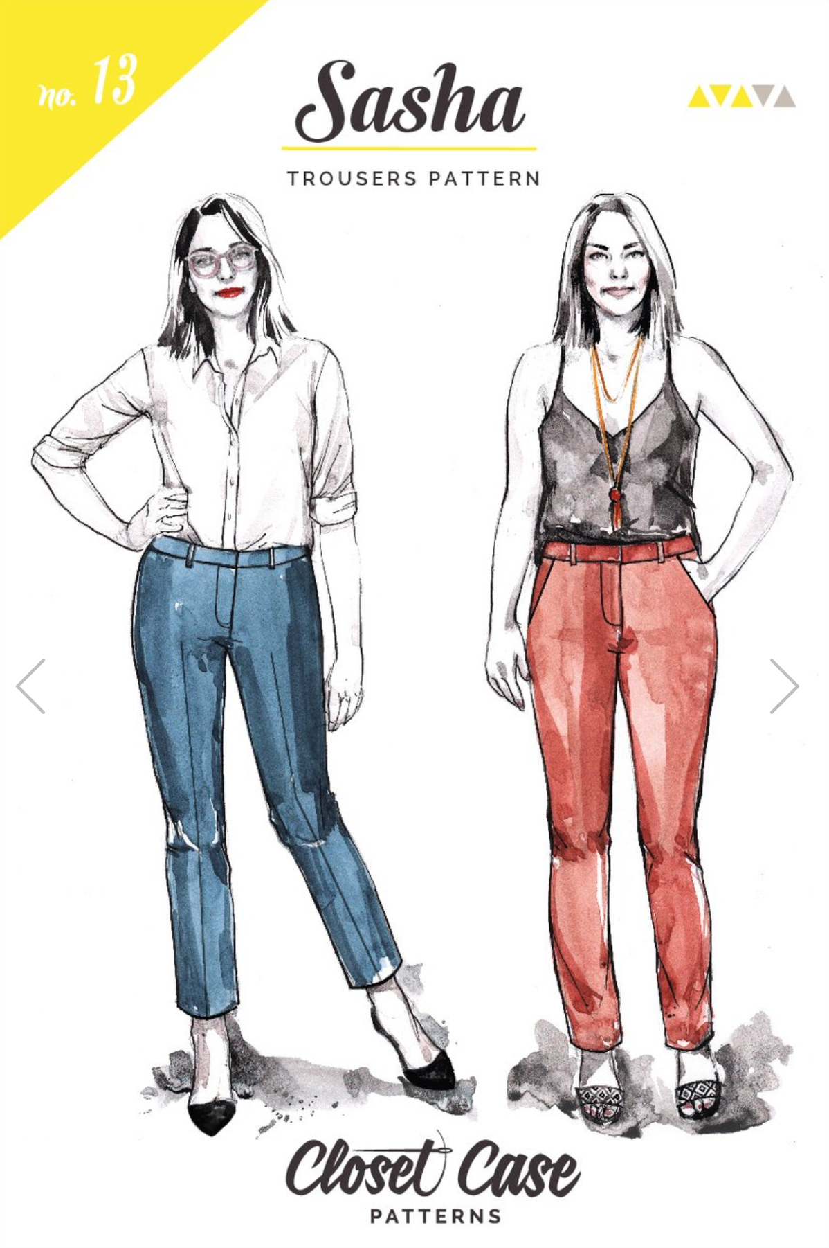 Closet Case Patterns, Sasha Pants Pattern - Lakes Makerie - Minneapolis, MN