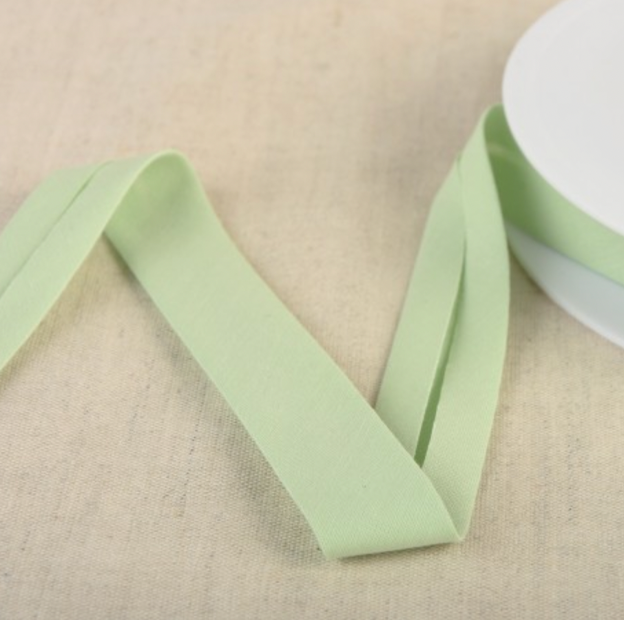 Organic Cotton Bias Binding, 20mm (0.8 inches) Wide