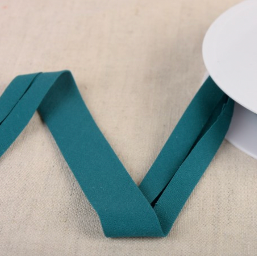 Organic Cotton Bias Binding, 20mm (0.8 inches) Wide