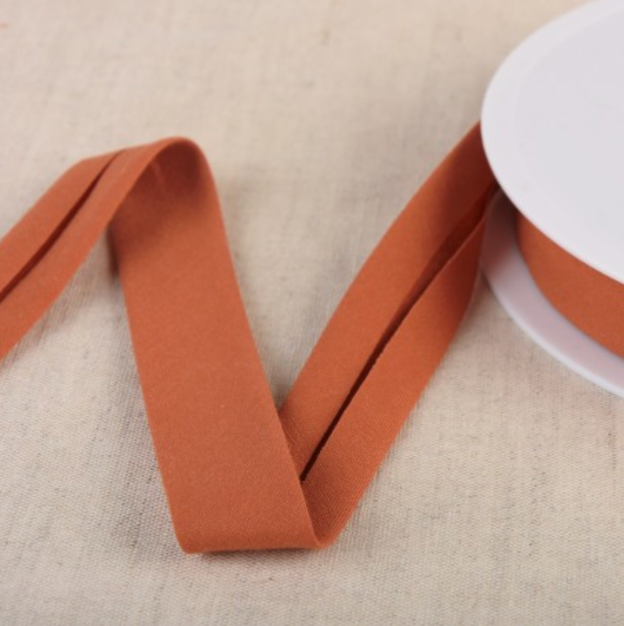 Organic Cotton Bias Binding, 20mm (0.8 inches) Wide