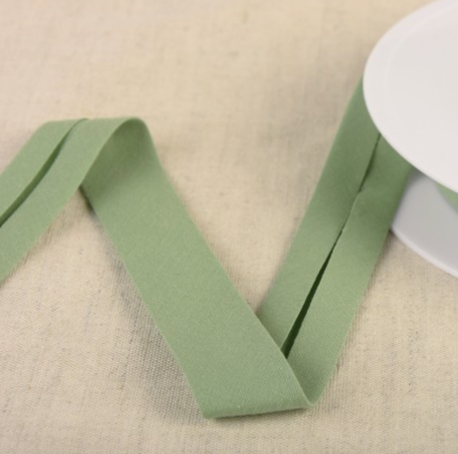 Organic Cotton Bias Binding, 20mm (0.8 inches) Wide