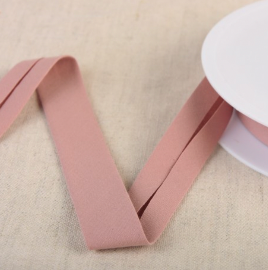 Organic Cotton Bias Binding, 20mm (0.8 inches) Wide
