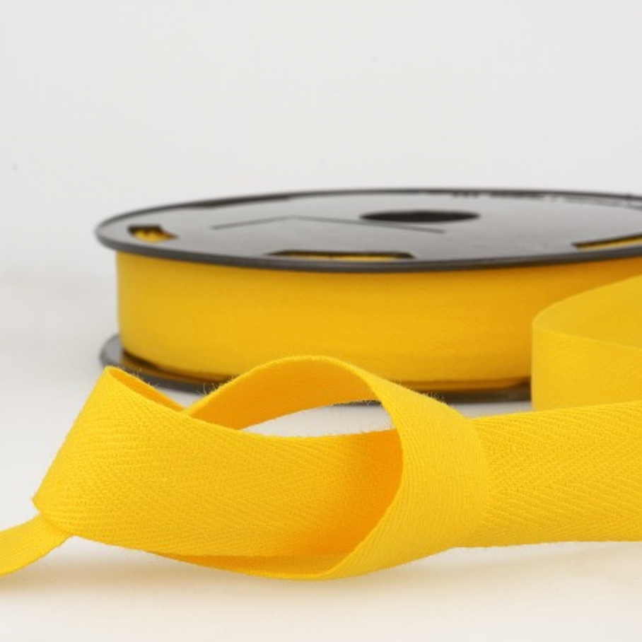 Twill tape, 5/8" Cotton, multiple colorways, per yard
