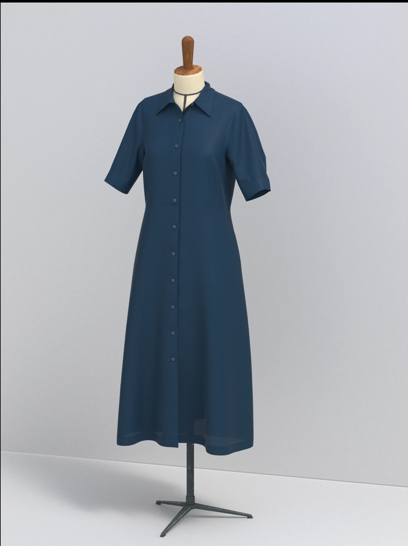 Assembly Line Shirt Dress Pattern, two size ranges, Sweden