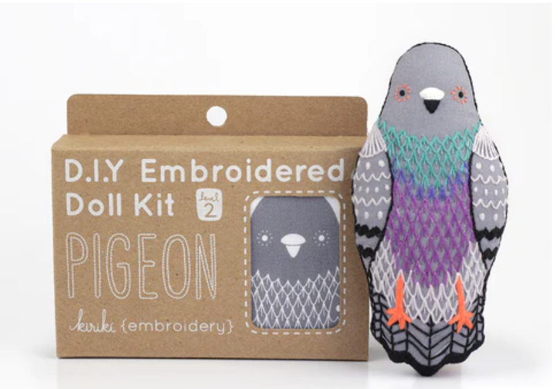 Kiriki D.I.Y Embroidered Doll Kits, various animals