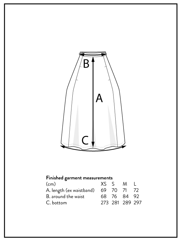 The Assembly Line, Tulip Skirt Pattern, Sweden - Lakes Makerie - Minneapolis, MN