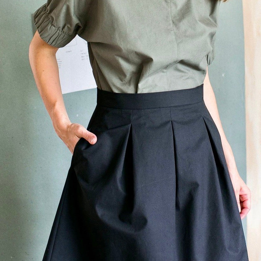 Assembly Line, Three Pleat Skirt Pattern, Sweden