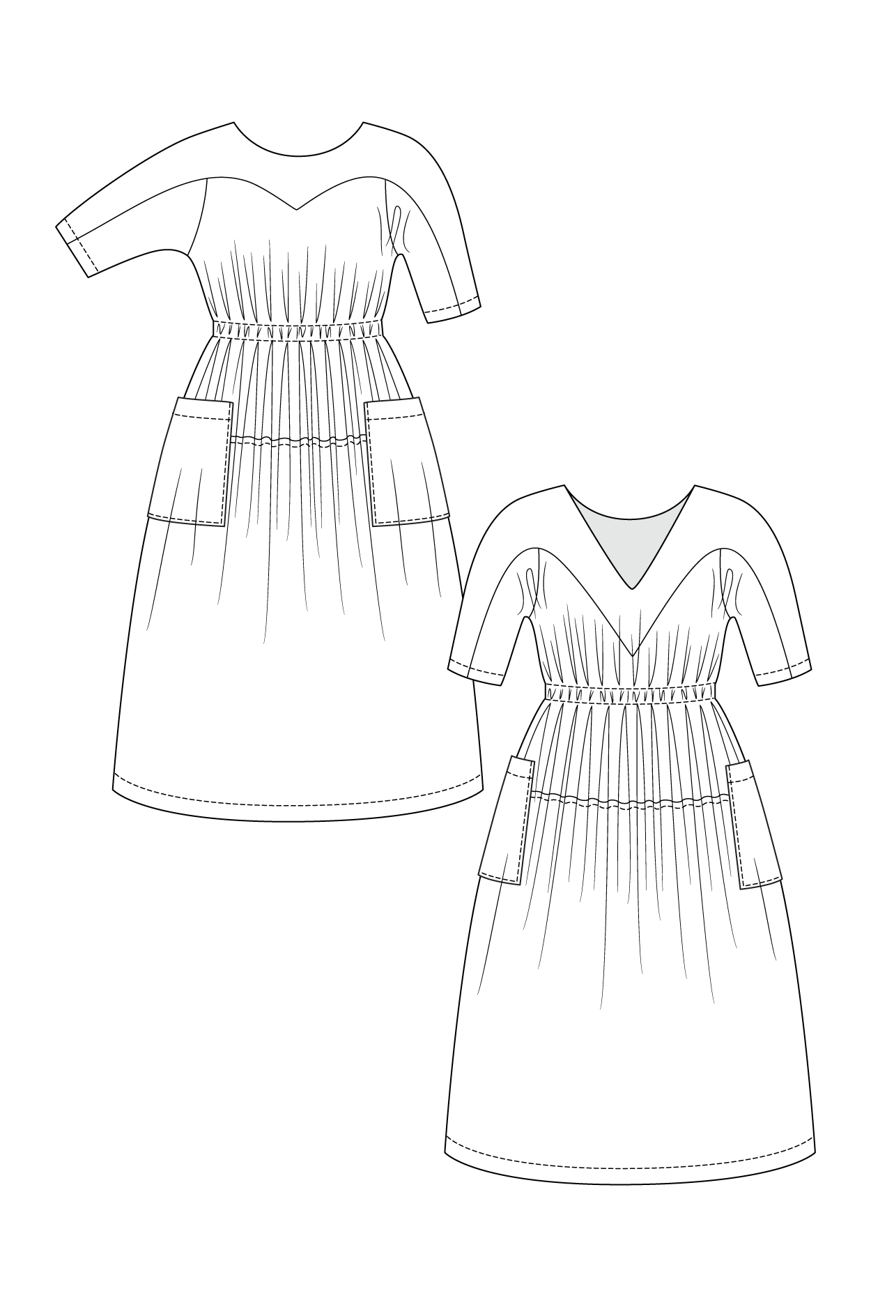 Named Clothing, Valo Dress or top, Digital PDF Pattern