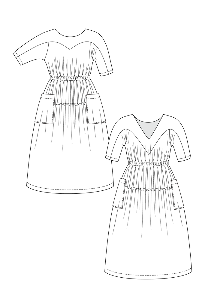 Named Clothing, Valo Dress or top, Digital PDF Pattern
