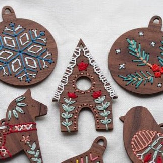 Kiriki D.I.Y Stitched Wooden Ornament kit