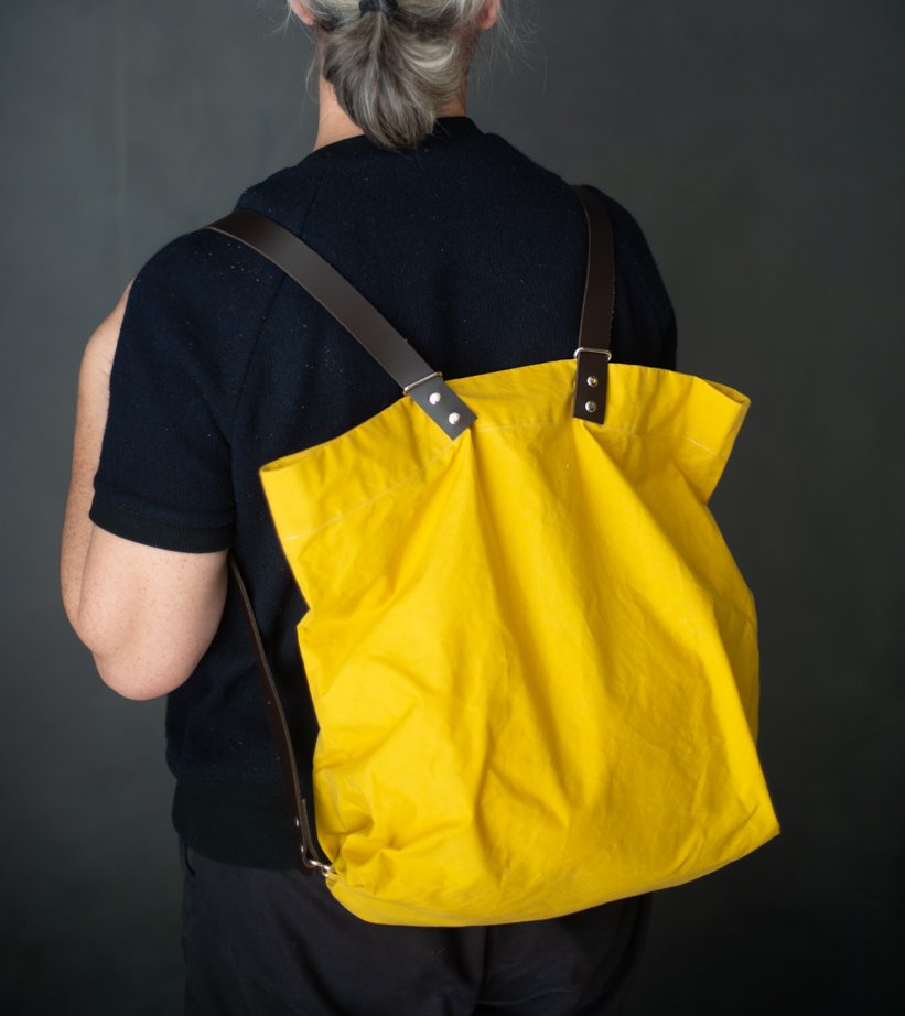 Merchant & Mills, the Costermonger Backpack Market Tote PDF Pattern
