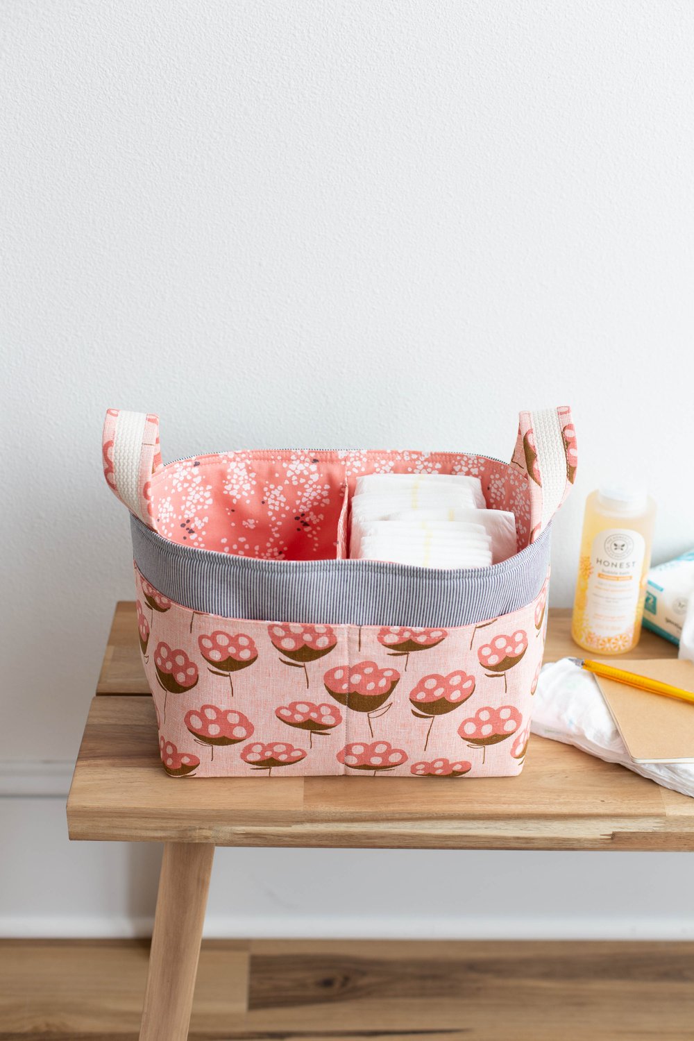 Noodlehead Divided Basket Sewing Pattern Pattern - Lakes Makerie - Minneapolis, MN