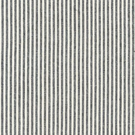 Robert Kaufman, Essex Yarn Dyed Classic Wovens, Striped Linen and Cotton Fabric, 1/2 yard, multiple color ways - Lakes Makerie - Minneapolis, MN