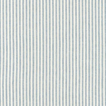 Robert Kaufman, Essex Yarn Dyed Classic Wovens, Striped Linen and Cotton Fabric, 1/2 yard, multiple color ways - Lakes Makerie - Minneapolis, MN