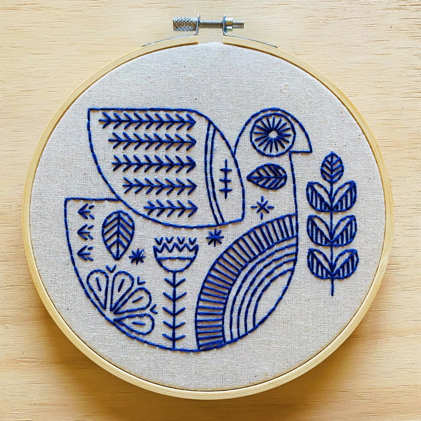 Hook Line and Tinker Embroidery Kits, Hygge Horse, Reindeer or Dove