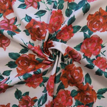 Lady McElroy French Rose - Pure Lawn, 1/4 yard