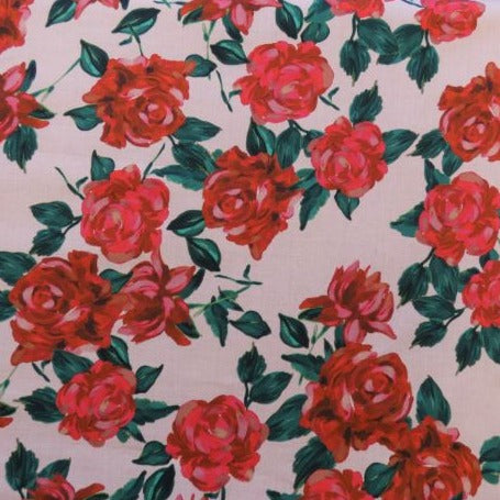 Lady McElroy French Rose - Pure Lawn, 1/4 yard