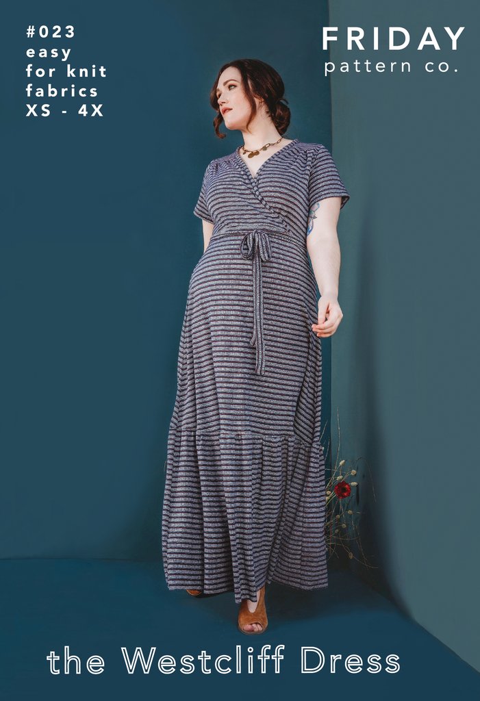 Friday Pattern Co., The Westcliff Dress Paper Pattern Lakes Makerie Friday Pattern Co., The Westcliff Dress Paper Pattern Lakes Makerie