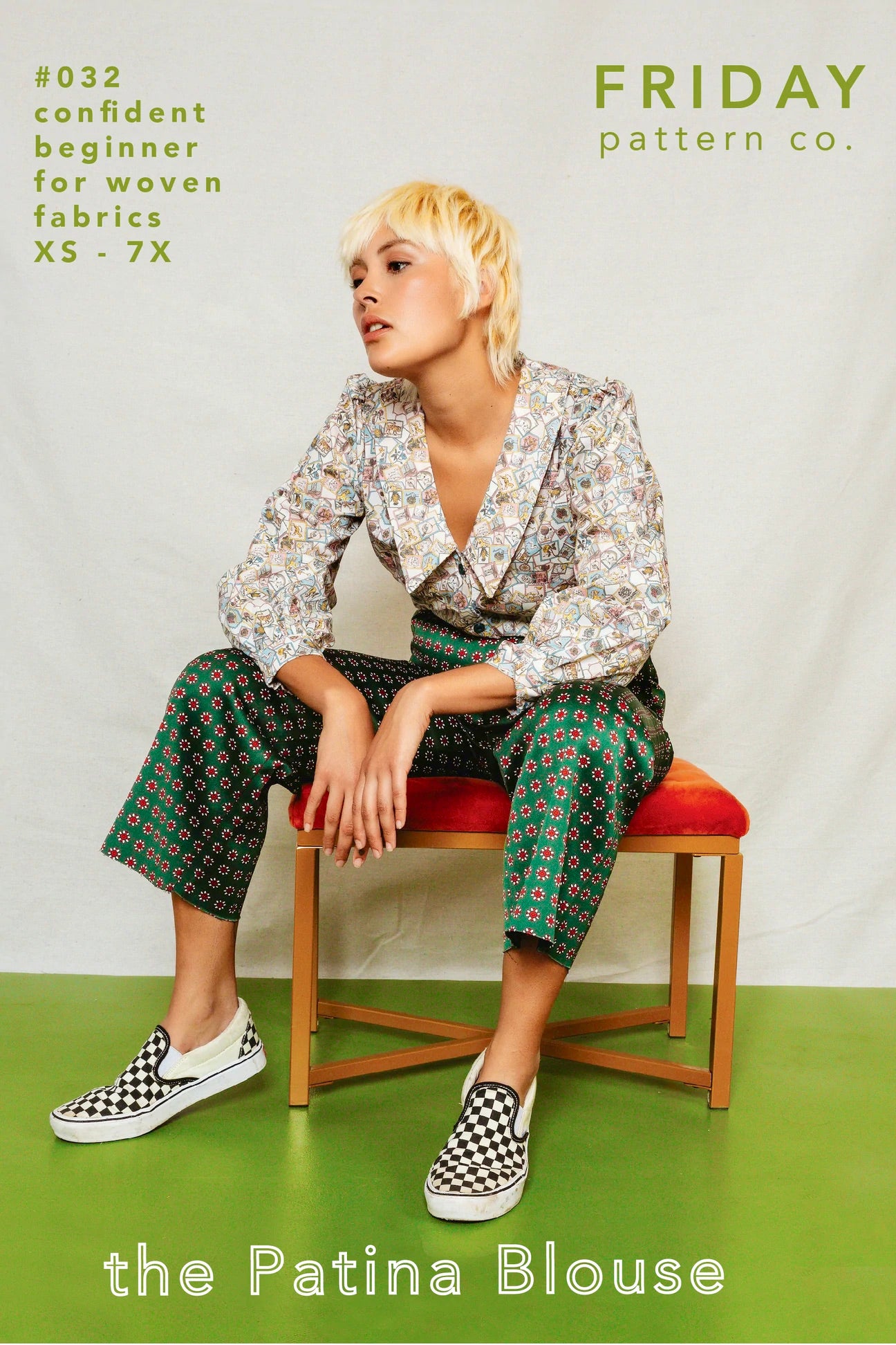 Friday Pattern Co., Patina Blouse Pattern