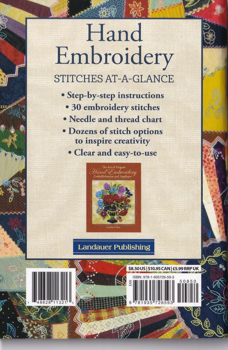 Hand Embroidery: Stitches at a Glance