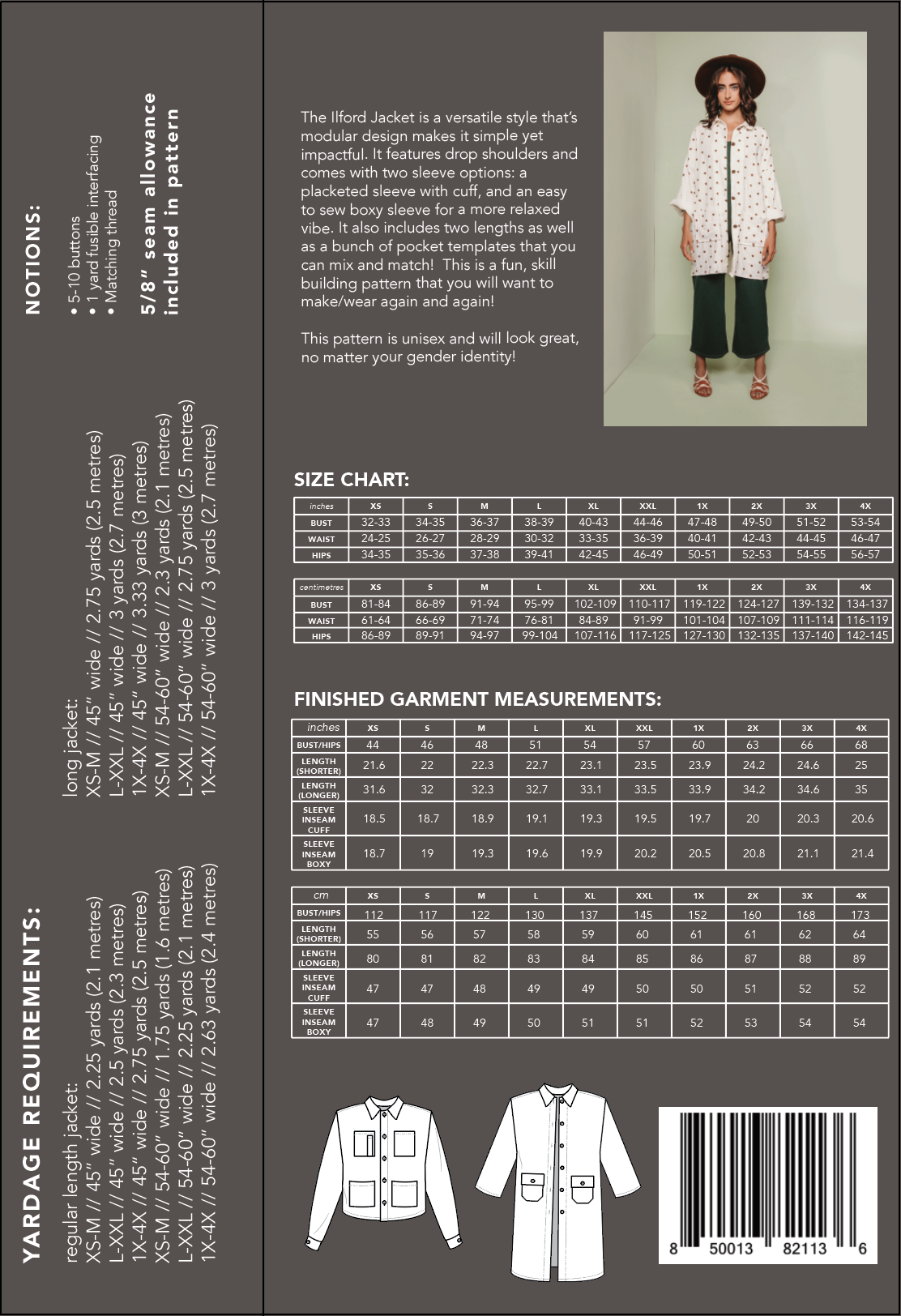 Friday Pattern Co., the Ilford Jacket sewing pattern - Lakes Makerie - Minneapolis, MN