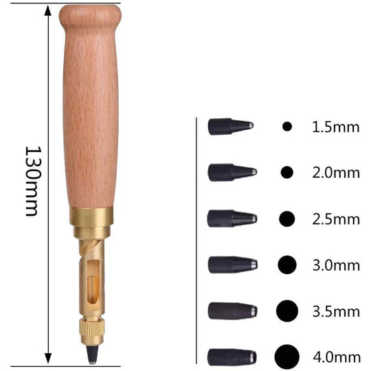 Japanese Screw Hole Punch