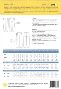 Closet Core Patterns, Mitchell Trousers Pattern