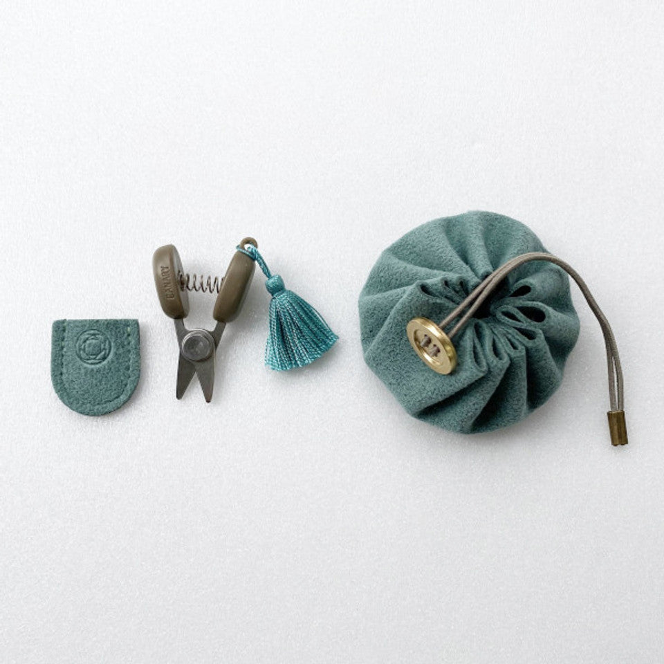 Cohana Mini Scissors with Leather Pouch