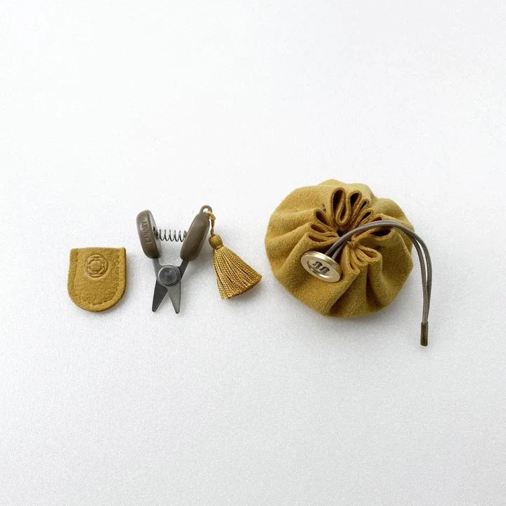 Cohana Mini Scissors with Leather Pouch