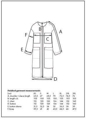 The Assembly Line, Lab Coat Sewing Pattern, Sweden, Sizes XS-L - Lakes Makerie - Minneapolis, MN