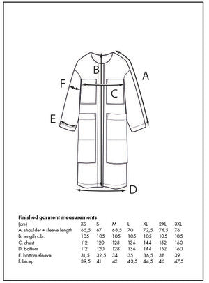 The Assembly Line, Lab Coat Sewing Pattern, Sweden, Sizes  XS-L - Lakes Makerie - Minneapolis, MN