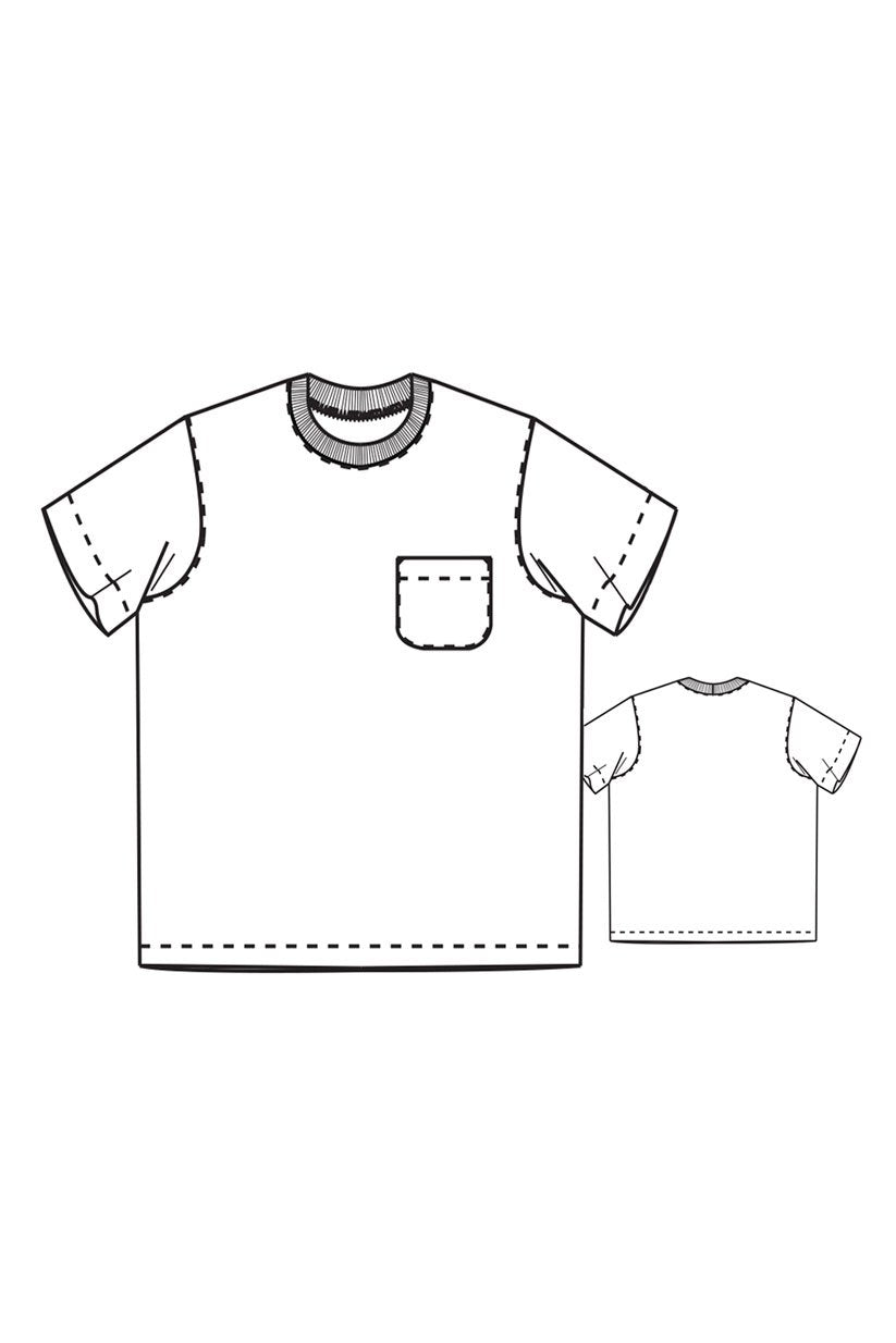 Merchant & Mills, (Woven) Tee Shirt PDF Pattern