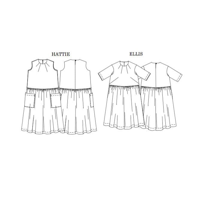 Merchant & Mills, The Hattie and Ellis Dress Paper Pattern