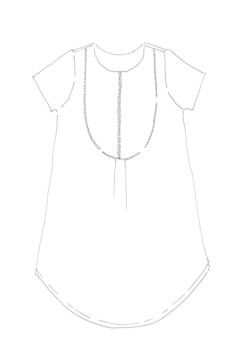 Merchant & Mills, The Dress Shirt Dress Sewing PDF Pattern, Two Size Ranges
