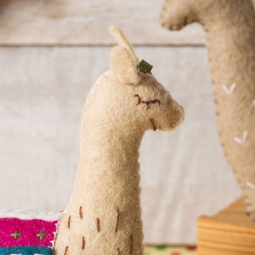 Corinne Lapierre, Wool Mix Felt Craft Kit - Llamas
